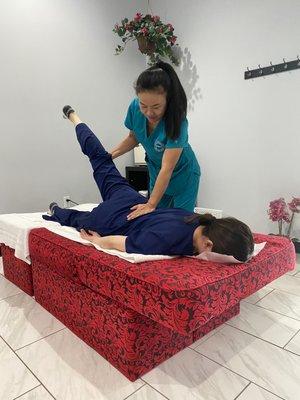 Thai massage