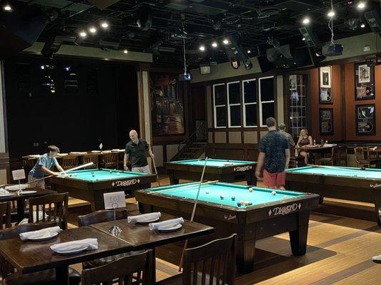 Free pool with brand new tables!