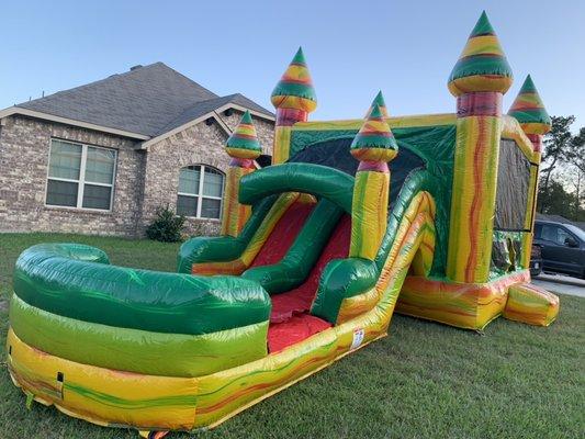 Fiesta Dual Lane Waterslide Combo