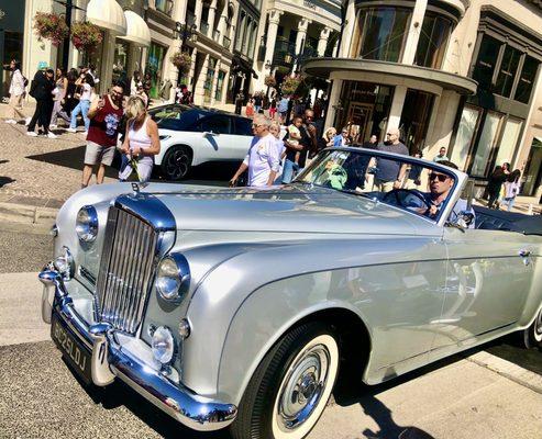 Vintage Rolls convertible