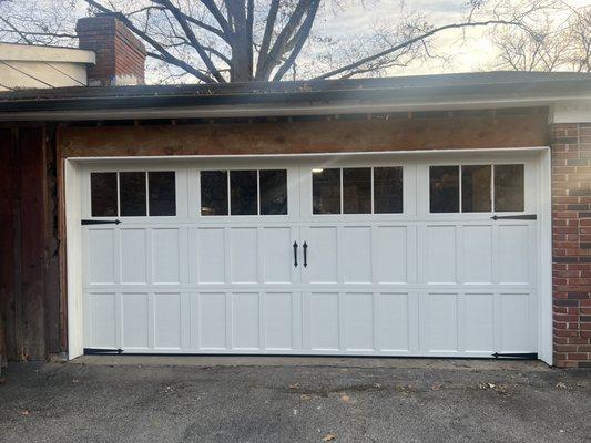 Our new Overhead garage door.