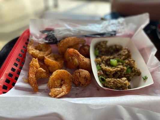 9 pc Shrimp Plate was on point.