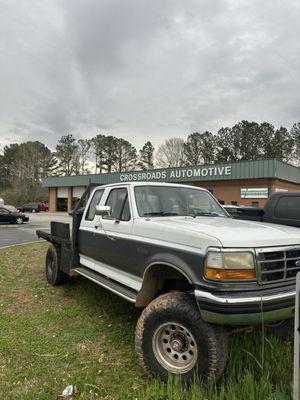 1993 Ford F250 7.3 idi all fixed up because of Crossroads automotive