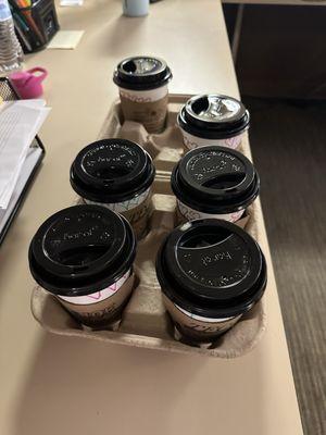 Lattes for the office