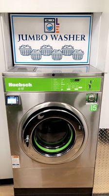 Jumbo Washer perfect for large comforters.