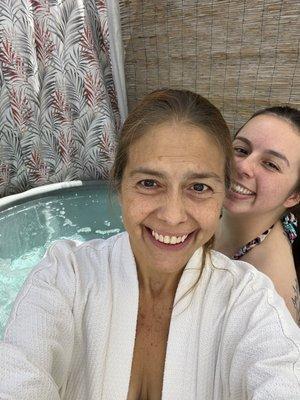 Mommy and daughter spa day