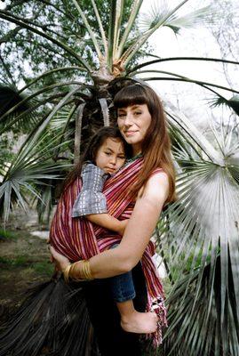 Ceniza and her 3 year old daughter, Azalia