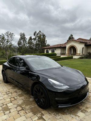 Clay & Sealant + Polish done on this Tesla Model 3.