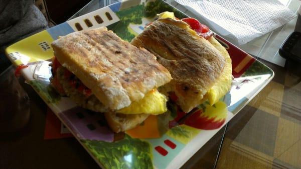 Omelet Panini