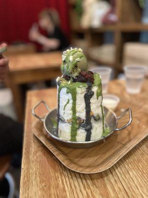 Matcha Black Sesame Bingsoo