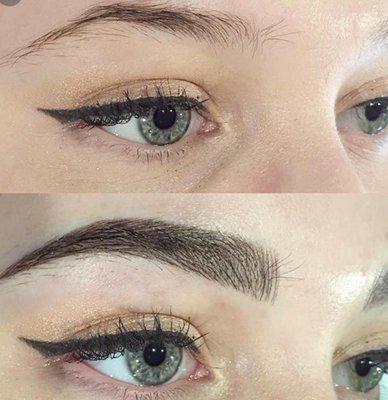 Microblading 
Threading 
Brow tinting 
Brow lamination 
Lash extensions