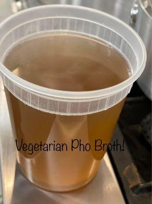 Nice clear broth