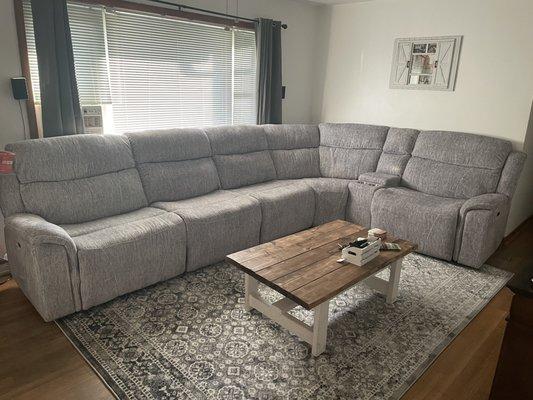 New sectional from Home Plus.