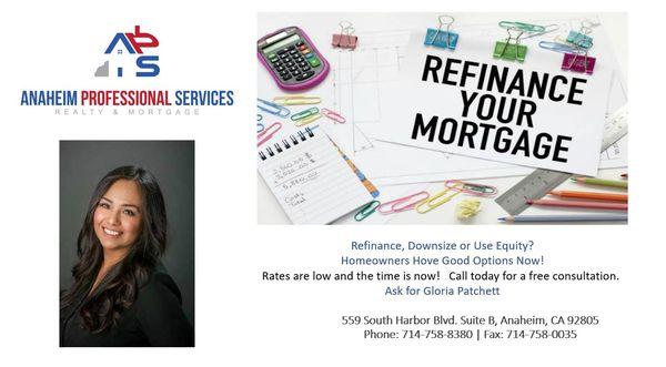 Gloria Patchett for Mortgage Refinance