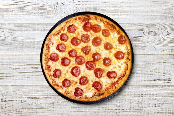 You literally can't go wrong with pepperoni and mozzarella cheese. Classic for a reason.