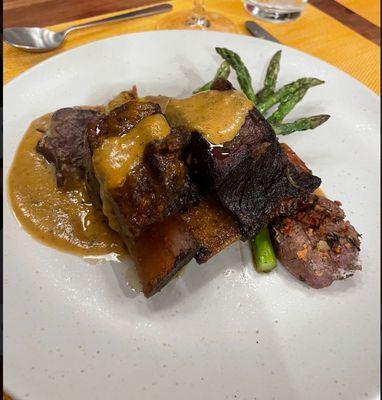 Cabernet braised short ribs