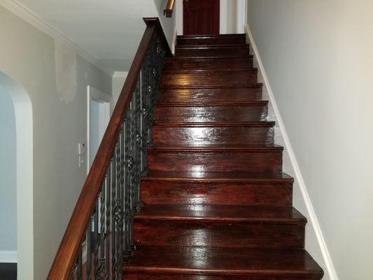 Replacement of Stairs, Baluster, and Balustrade