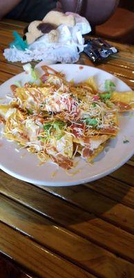 Vegetarian nachos. The aioli was amazing! We had to get a side of it