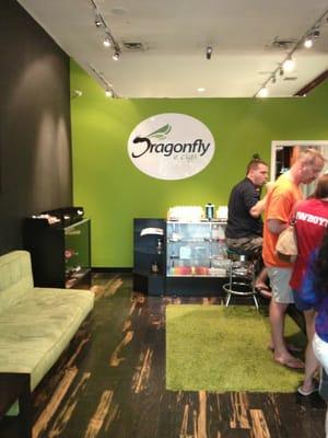 Cute little e-cig shop! Interior