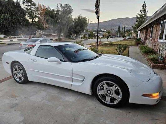 The day I purchased my Corvette from a private party in California.