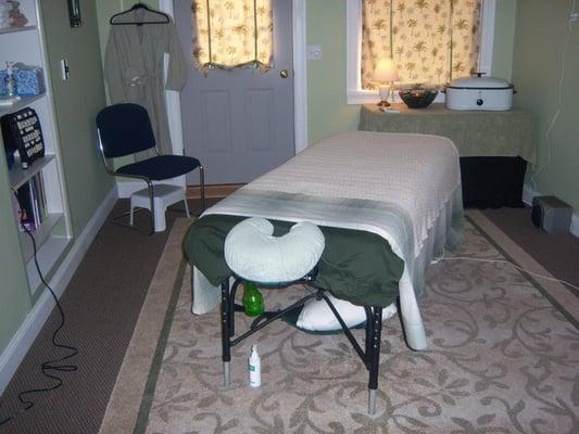 The Treatment Room is comfortable and tranquil.