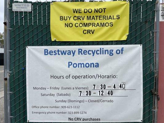 Bestway Recycling Of Pomona