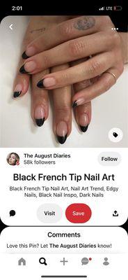 What my nail inspiration was