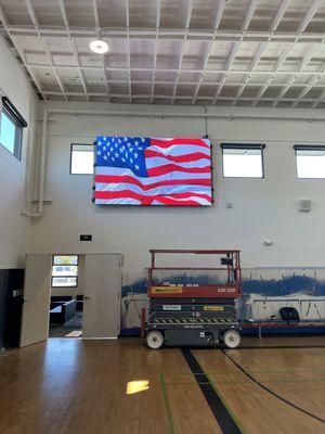 Varsity Scoreboard installation