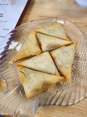 Banana samosa