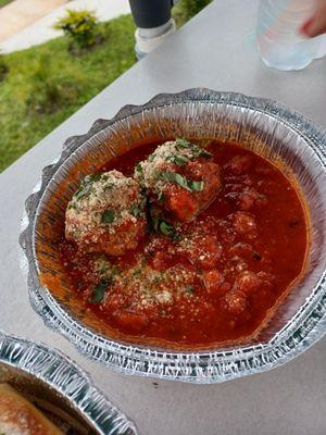 Meatballs,  yum!