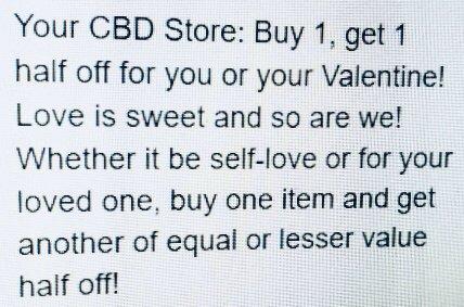 VALENTINES SALE!!! Valid through 2/17/2020