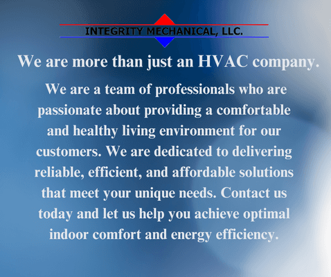 We are more than just an A/C Company