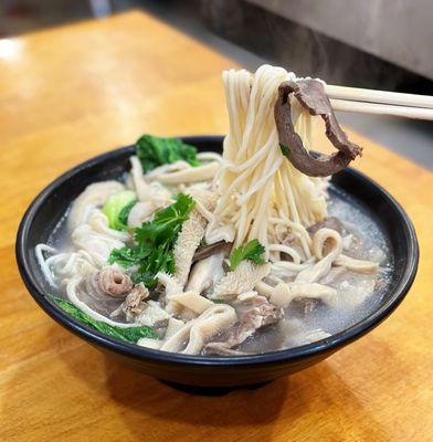 Lamb Mixed Hand-Pulled Noodle Soup