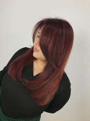 Women's Haircut, and color