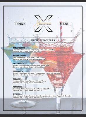 Drink Menu - July 2022