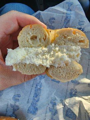 Everything Bagel (with Cream Cheese)