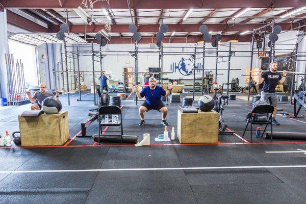 CrossFit gym with the space and safety measures to keep you safe!