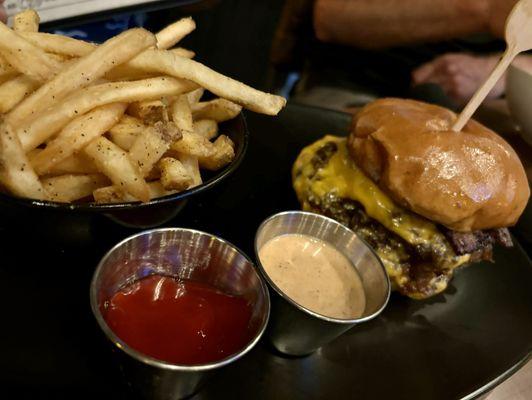 Smash burger. Excellent fries.