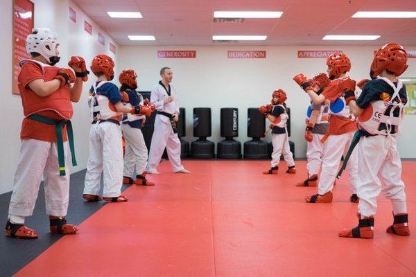 Achieve Taekwondo offers sparring classes.