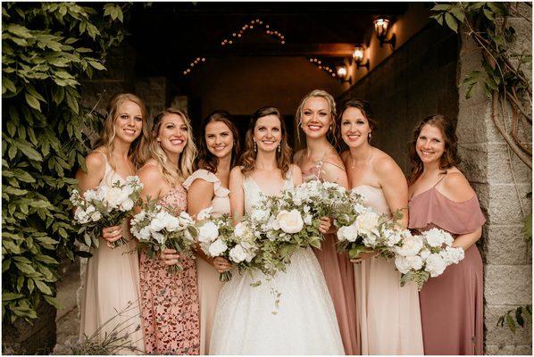 Bridal Party Hair and Makeup Willows Lodge