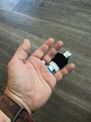 Attacker broke my finger over gate latch while trying to leave