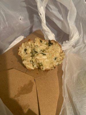 Maryland crab cake