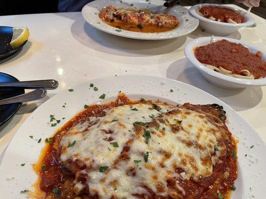 Francesco's Best. (Eggplant/Veal parmigiana