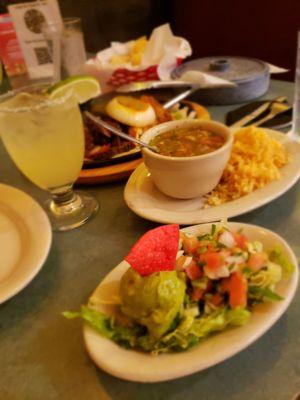 Fajitas for one (combo, beef and chicken).