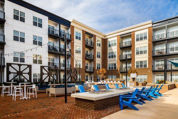 Penstock Quarter Courtyard Fire tables