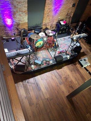 Set up for Bowie tribute band. 11.5.22