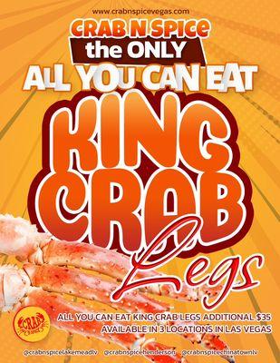 ALL YOU CAN EAT KING CRAB