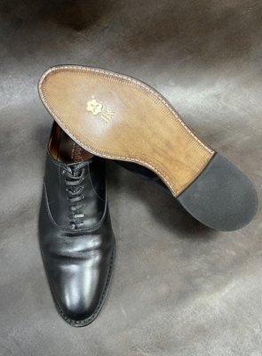 Allen Edmonds recraft with premium JR leather soles.