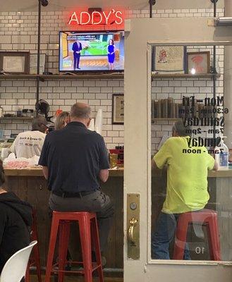 Inside Addy's Diner, Cleveland OH