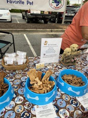 Homemade dog treats